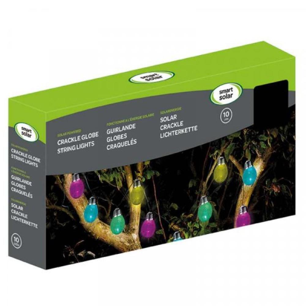 Eureka! Crackle Solar Lichterkette - 10 Glühbirnen